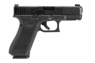 GLOCK Blue Label G45 MOS 9mm Pistol  Ameriglo Bold  Black